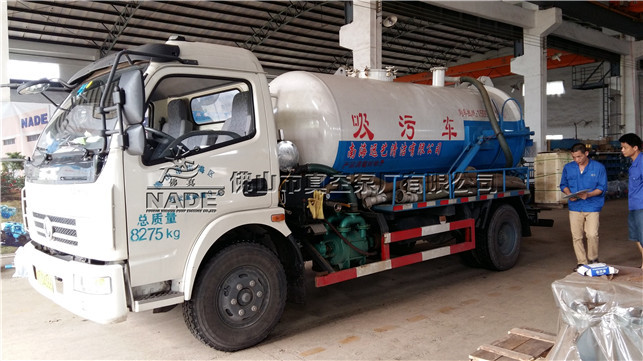 吸污車(chē)是如何應(yīng)用SK系列水環(huán)式真空泵的
